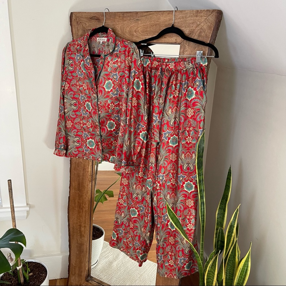 NEW Handmade in Bali Silk Blend Set (SZ S)